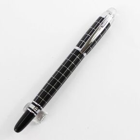 Gullor Fashion Elegant Black with Silver Cross-line Pen 79 Fountain Pen