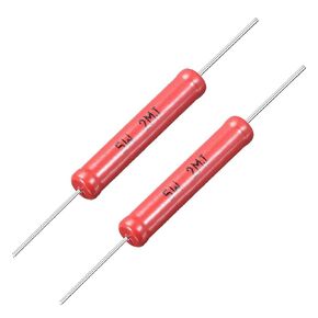 uxcell 5W Power Rating 2M Ohm High Voltage Glass Glaze Film Resistor 2 Pcs