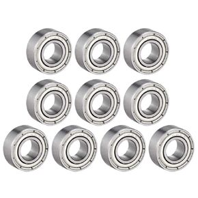 uxcell 683ZZ Deep Groove Ball Bearings 3mm x 7mm x 3mm Double Shielded Chrome Steel Z2 10pcs