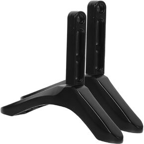 MAGICLULU 1 Set Tv Stand Tv Table Support Television Base Stand Tv Support Legs Adjustable Desk Stand Tall Led Tv Bracket Tabletop Tv Base Universal Tv Cabinet Table Frame Tv Feet to Rotate