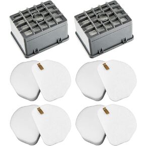 2 HEPA + 4 Foam Filter Kit Replacement For Shark Rotator NV450 NV451 / Rocket NV472 NV480 NV480 26 NV481 NV482 NV484 Professional Upright Vacuum