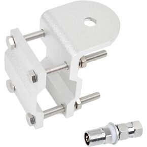 TWAYRDIO CB Radio Antenna Mirror Mount with Heavy-Duty SO239 Stud Mount, Roll Bar/Mirror Mounting Bracket for Car Truck Off-Roading and Overlanding