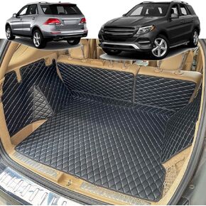 حصيرة الشحن متوافقة مع 2016-2019 Mercedes-Benz GLE & 2012-2015 Benz ML Trunk Mat Benz GLE350 ML350 GLE43 GLE63 ML550 ML63 بطانات البضائع