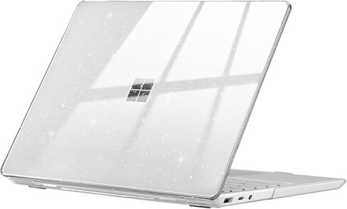 EooCoo متوافق مع كمبيوتر محمول Microsoft Surface مقاس 13.5 بوصة 5/4/3 مع لوحة مفاتيح معدنية (1951 1868)، حافظة صلبة من البلاستيك اللامع، شفاف لامع in Kuwait