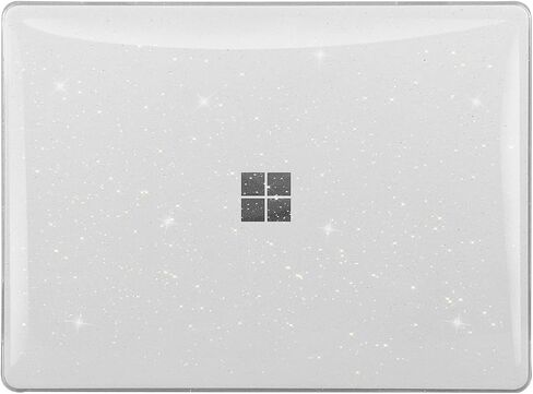 EooCoo متوافق مع كمبيوتر محمول Microsoft Surface مقاس 13.5 بوصة 5/4/3 مع لوحة مفاتيح معدنية (1951 1868)، حافظة صلبة من البلاستيك اللامع، شفاف لامع in Kuwait