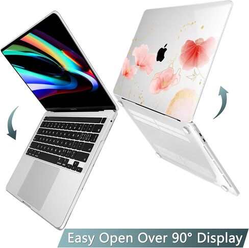 for MacBook Pro 13 inch with Touch Bar, 2022 2021 2020 2019 2018 2017 2016 Release, M2 A2338 M1 A2289 A2251 A2159 A1989 A1706 A1708, Keyboard Cover & Dust Plug, Bow in Saudi Arabia