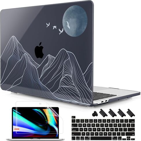 for MacBook Pro 13 inch with Touch Bar, 2022 2021 2020 2019 2018 2017 2016 Release, M2 A2338 M1 A2289 A2251 A2159 A1989 A1706 A1708, Keyboard Cover & Dust Plug, Bow in Kuwait