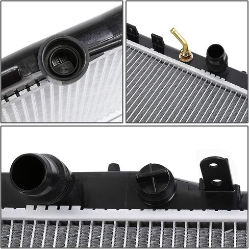 DNA Motoring OEM-RA-2680 OE Style Aluminum Core Radiator Compatible with 04-05 Acura TSX AT, 28-1/4" W X 15-3/4" H X 5/8" D, 1-1/4" Inlet / 1-1/4" Outlet in Saudi Arabia
