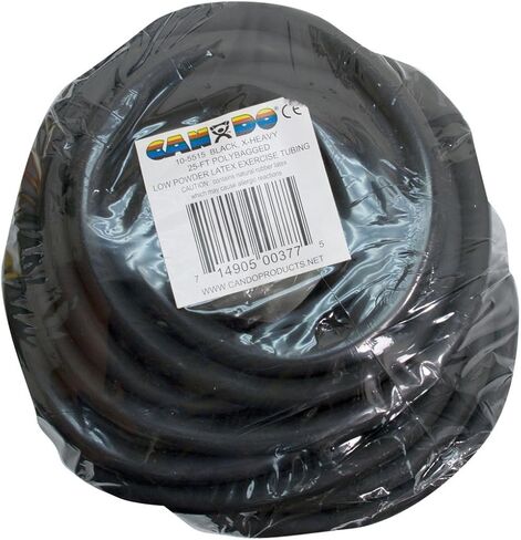 Cando 10-5723 Green Latex-Free Exercise Tubing, Medium Resistance, 100' Length in Saudi Arabia