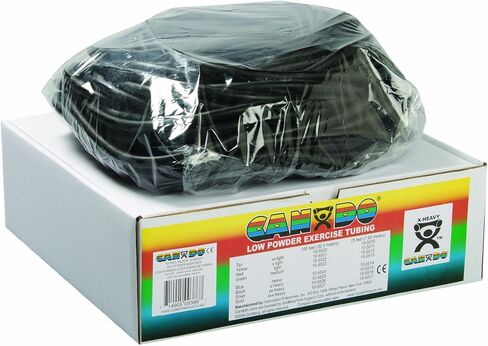 Cando 10-5723 Green Latex-Free Exercise Tubing, Medium Resistance, 100' Length in Saudi Arabia