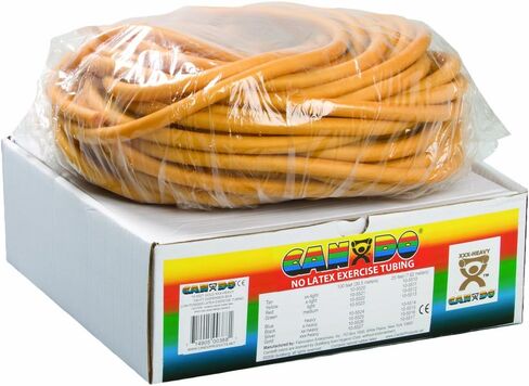 Cando 10-5723 Green Latex-Free Exercise Tubing, Medium Resistance, 100' Length in Saudi Arabia