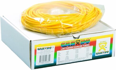 Cando 10-5723 Green Latex-Free Exercise Tubing, Medium Resistance, 100' Length in Saudi Arabia