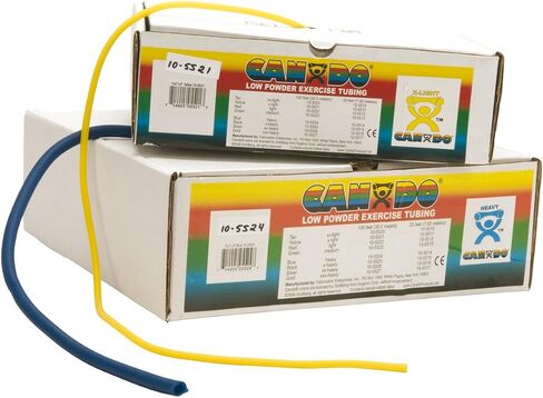 Cando 10-5723 Green Latex-Free Exercise Tubing, Medium Resistance, 100' Length in Saudi Arabia