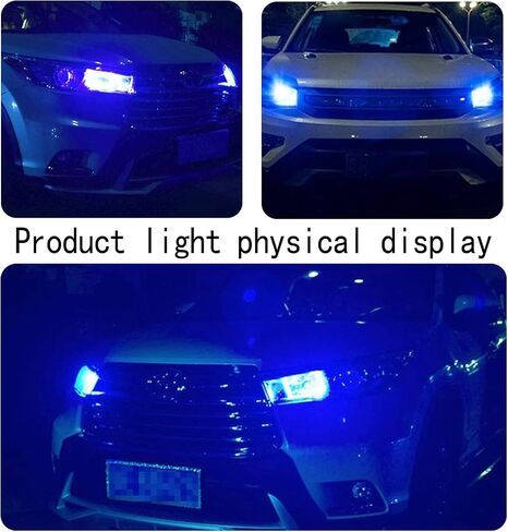 Pack-4 Car Led Lights, 360 Degrees Reversing Lights, Turn Signal Light Bulbs, Aluminum Brake Lights, Automotive Bulbs Replacements, Universal for Most Cars, Trucks (Blue #3604) in Saudi Arabia