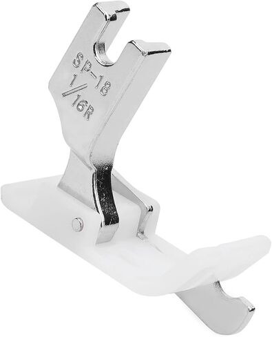 Othmro 1/16inch Industrial Sewing Machines CL Left Side Edge Guide Compensating Presser Foot Metal Presser Feet Sewing Presser Foot for Replacement Accessories Silver in Saudi Arabia