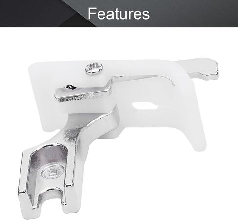 Othmro 1/16inch Industrial Sewing Machines CL Left Side Edge Guide Compensating Presser Foot Metal Presser Feet Sewing Presser Foot for Replacement Accessories Silver in Saudi Arabia
