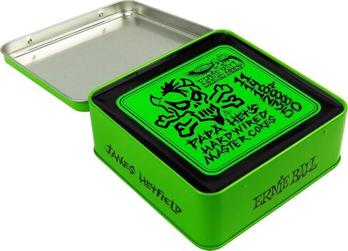أوتار جيتار كهربائي من Ernie Ball Papa Het's Hardwired Master Core Signature، 3 عبوات من القصدير، إصدار محدود، مقياس 11-50 (P03821) in Saudi Arabia