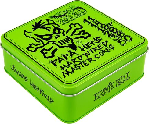أوتار جيتار كهربائي من Ernie Ball Papa Het's Hardwired Master Core Signature، 3 عبوات من القصدير، إصدار محدود، مقياس 11-50 (P03821) in Saudi Arabia