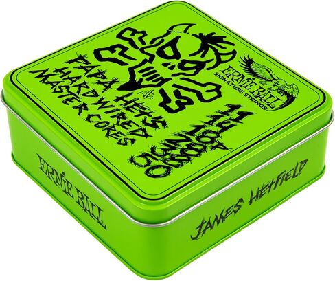 أوتار جيتار كهربائي من Ernie Ball Papa Het's Hardwired Master Core Signature، 3 عبوات من القصدير، إصدار محدود، مقياس 11-50 (P03821) in Saudi Arabia