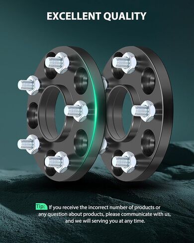SCITOO 5 Lug 5x4.5 Wheel Spacers 15mm Studs 12x1.5 Bore 64.1mm Wheel Spacers 5x114.3mm Compatible with for TLX Wheel Spacers for TSX Wheel Spacers for Accord Crosstour Wheel Spacers Set of 2 in Saudi Arabia