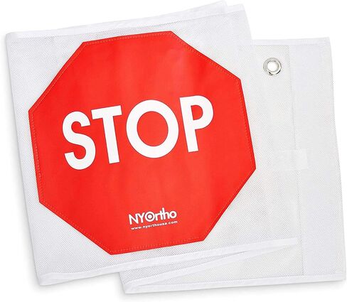NYOrtho Door Guard Stop Sign Banner | Stop Sign Strip | Size: 53" W in Saudi Arabia