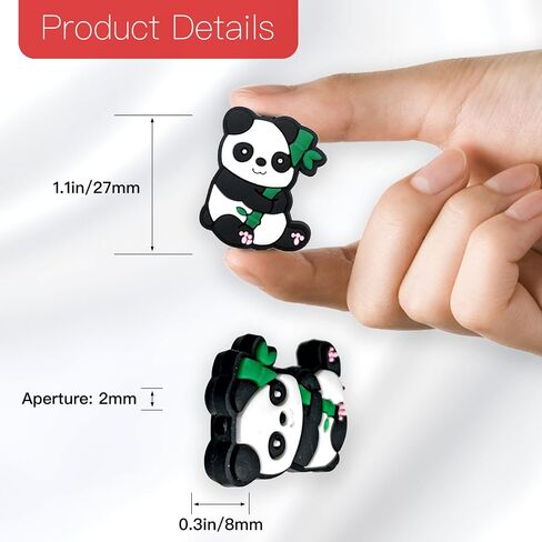 20Pcs Random Different Focal Beads for Pens, Silicone Cute Focal Beads Bulk for Bead Pens Keychain Bracelet Jewelry Making in Saudi Arabia