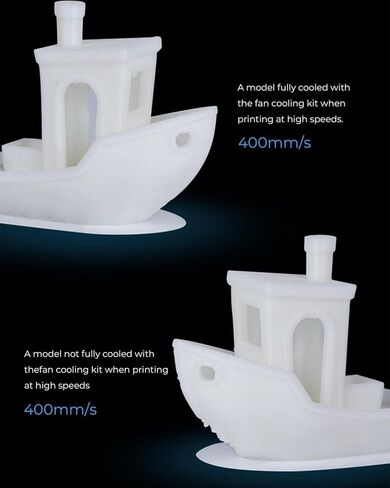 Creality Official Ender 3 Fan 5020 DC 24V Cooling Fans Kit Upgrade, Precise Heat Dissipation for High-Speed Printing for Ender 3 Neo/Ender 3 Pro/Ender 3 V2 / Ender 3 V2 Neo/Ender 3 S1/ Ender 3 S1 Pro in Saudi Arabia