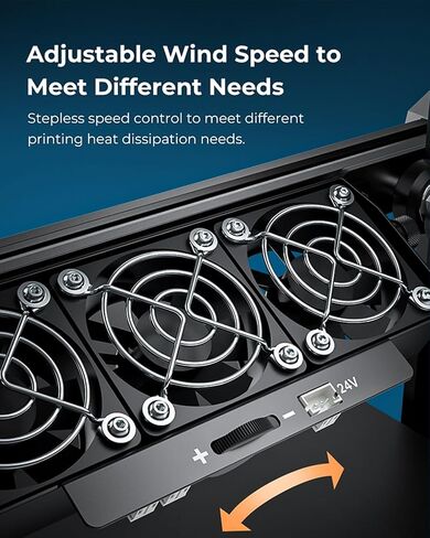 Creality Official Ender 3 Fan 5020 DC 24V Cooling Fans Kit Upgrade, Precise Heat Dissipation for High-Speed Printing for Ender 3 Neo/Ender 3 Pro/Ender 3 V2 / Ender 3 V2 Neo/Ender 3 S1/ Ender 3 S1 Pro in Saudi Arabia