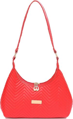 PORT&LOTUS Hobo Purses Small Under the Arm Shoulder Bag for Women Crescent Tote Bag(TWO-WAY Zipper Closure) in Saudi Arabia