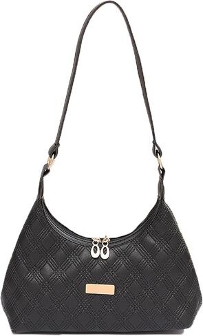 PORT&LOTUS Hobo Purses Small Under the Arm Shoulder Bag for Women Crescent Tote Bag(TWO-WAY Zipper Closure) in Saudi Arabia