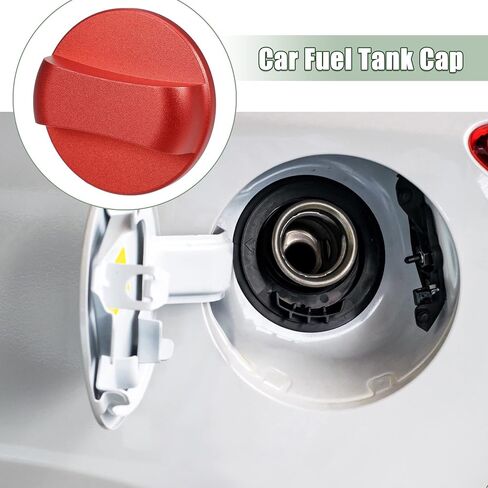 X AUTOHAUX Car Auto Fuel Tank Filler Cover Door Gas Tank Cap for Nissan Green Aluminum Alloy in Saudi Arabia