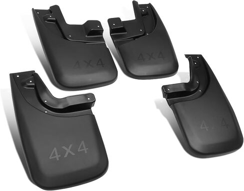 DNA MOTORING WFMK-008 4Pcs Mud Guard Splash Flap Kit [for 05-15 Tacoma],Black in Saudi Arabia