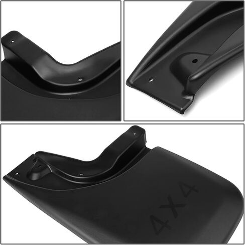 DNA MOTORING WFMK-008 4Pcs Mud Guard Splash Flap Kit [for 05-15 Tacoma],Black in Saudi Arabia