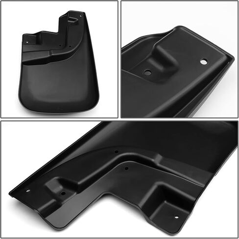DNA MOTORING WFMK-008 4Pcs Mud Guard Splash Flap Kit [for 05-15 Tacoma],Black in Saudi Arabia