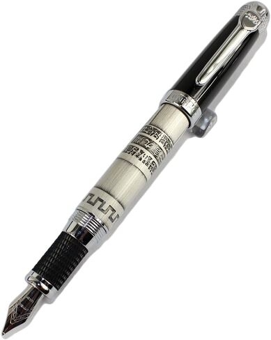 Gullor Advanced Fountain Pen Jinhao 189 Noblest Black 18kgp Medium Nib in Saudi Arabia