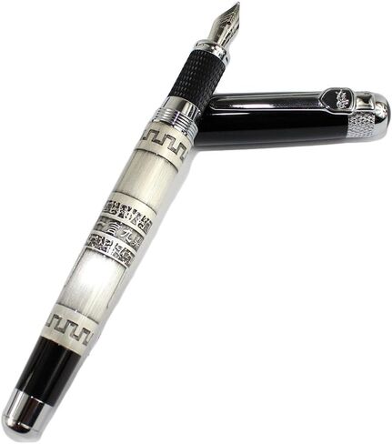 Gullor Advanced Fountain Pen Jinhao 189 Noblest Black 18kgp Medium Nib in Saudi Arabia