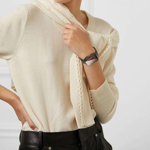 حافظة مع واقي شاشة مقوى لـ Amazfit Active، عبوتان فائق النحافة بتغطية كاملة صلبة من البولي كربونات لساعة واقية وغطاء ممتص للصدمات لـ Amazfit Active أسود + أسود in Kuwait