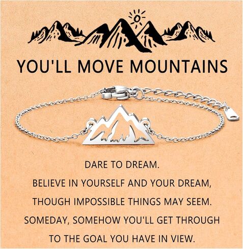 Lanqueen Mountain Bracelet Graduation Gifts Travel Inspirational Gifts for Friends Women in Saudi Arabia