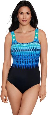 Penbrooke ShapeSolver Sport Women's Pioneer Valley Scoop Neck Soft Cup One Piece Swimsuit in Saudi Arabia