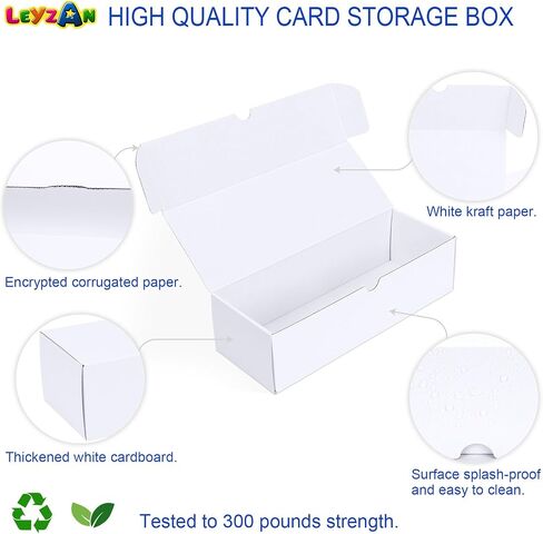 Trading Card Storage Box, 7-Pack • 600 Count Cardboard Storage Box with dividers & labels for TCG/Magic/Mtg Organizer and Collection in Saudi Arabia