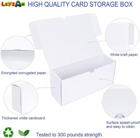 صندوق تخزين بطاقات التداول، 7 عبوات • صندوق تخزين من الورق المقوى يحتوي على 600 قطعة مع فواصل وملصقات لمنظم ومجموعة TCG/Magic/Mtg in Kuwait