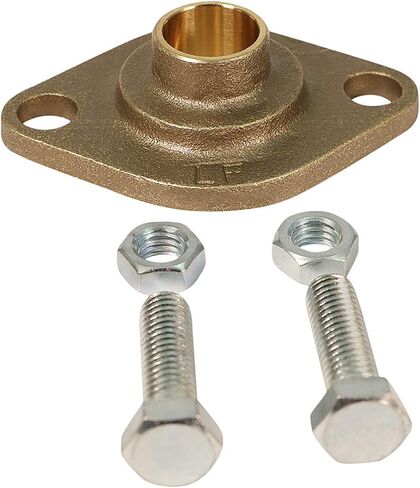 Midline Valve S1549 Circulator Flange Kit with Gaskets, Nuts and Bolts for Grundfos Pumps Brass 1 in. SWT (2Pack) in Saudi Arabia