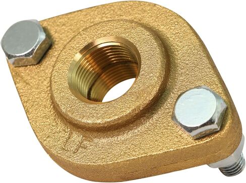 Midline Valve S1549 Circulator Flange Kit with Gaskets, Nuts and Bolts for Grundfos Pumps Brass 1 in. SWT (2Pack) in Saudi Arabia
