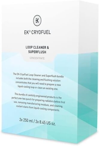 EKWB EK-CryoFuel Loop Cleaner + Superflush Concentrate PC Coolant, 250ml in Saudi Arabia
