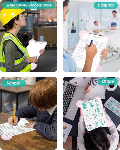 Metal Clipboard, Foldable Nursing Clipboards, Standard A4 Letter Size, Cute Hanging Clipboard for Student, Teacher,Doctor, Nurse,Office Clerk, Office & School Supplies (Sweet Girl) in Saudi Arabia