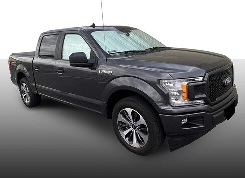 Side Window Front Seat Reflective Sunshade Custom Fit for 2015 2016 2017 2018 2019 2020 Ford F-150 F150 - Regular Cab - Super Cab - Super Crew Cab - Crew Cab - 2Dr 4Dr Pickup (2PCS) (NOT for E-series) in Saudi Arabia