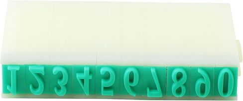 uxcell Detachable Number Stamps, 1 Set Character Rubber 0-9 Digits Stamp Combination Number Stamp Custom Number Stamp in Saudi Arabia