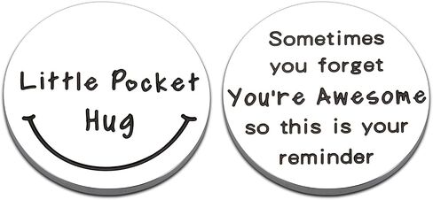 Inspirational Mothers Day Gifts for Mom Friends Women Daughter Inspirational Gifts for Women Men Pocket Hug Token Graduation Gifts for Her Him Good Luck Charms Friendship Gifts for Women Friends in Saudi Arabia