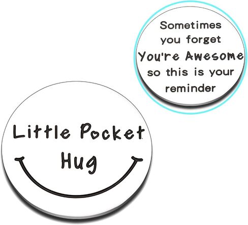 Inspirational Mothers Day Gifts for Mom Friends Women Daughter Inspirational Gifts for Women Men Pocket Hug Token Graduation Gifts for Her Him Good Luck Charms Friendship Gifts for Women Friends in Saudi Arabia