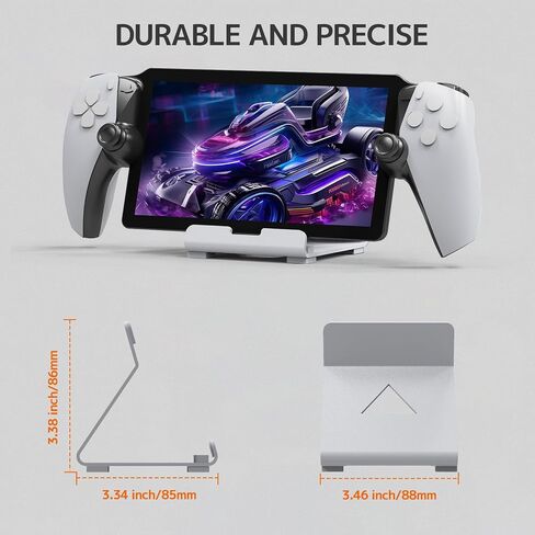 NINKI Metal Desktop Stand Compatible PlayStation Portal/ROG Ally/Steam Deck/Switch/Legion Go,Aluminum Phone Stand for Gaming Accessories,Portable Holder Stand for Phones/Tablets Stand,Black in Saudi Arabia